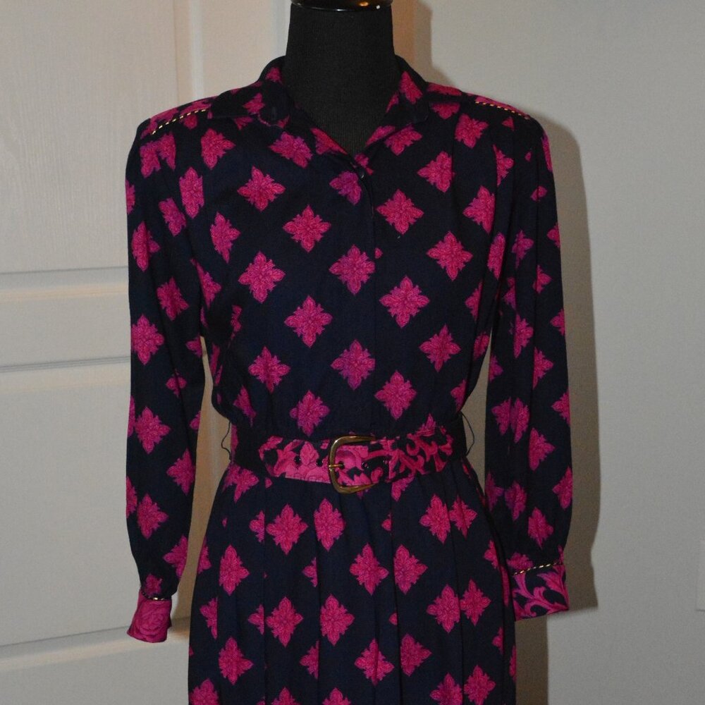 Vintage California Design by Dorothy Samuel Dress size 4 Petite